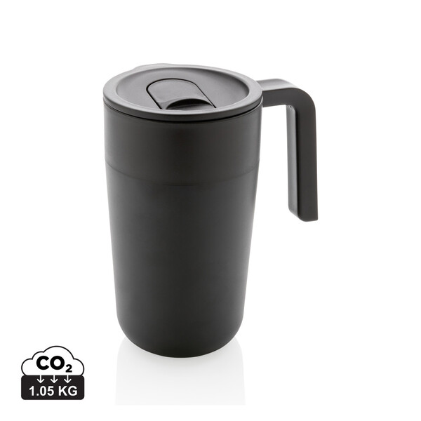 Reciklirana skodelica Xd Collection, 480 ml - Črna