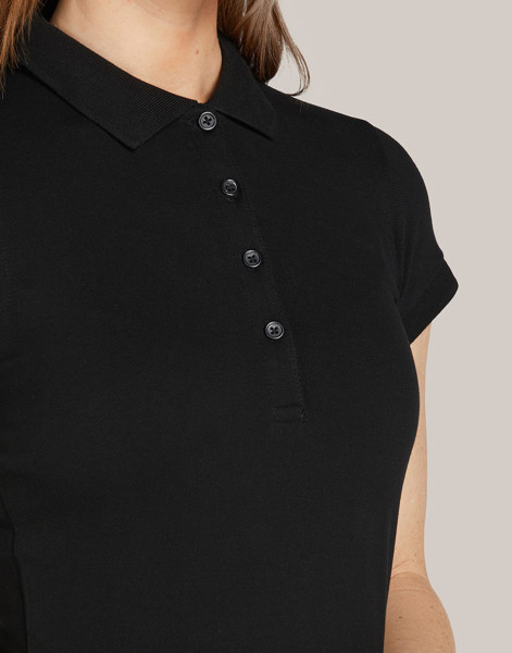 Signature Tagless Polo Stretch Women - White / M