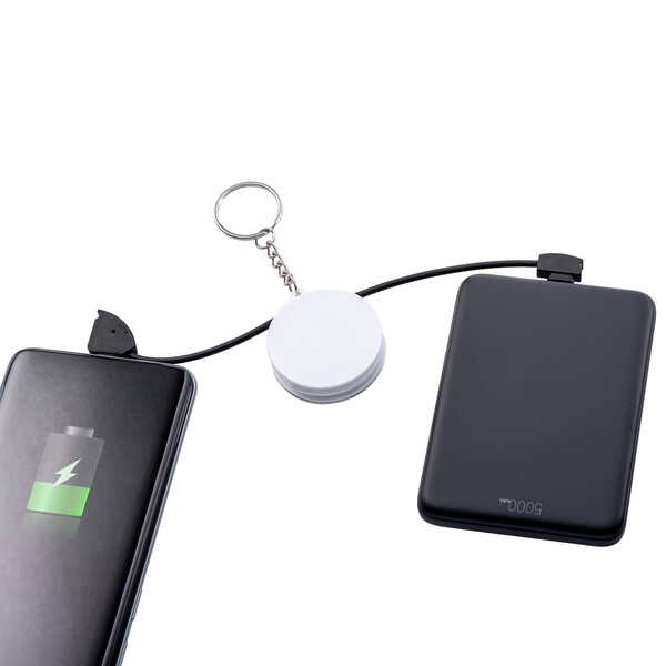 2 in 1 Cable de charge EVERETTE II - blanc