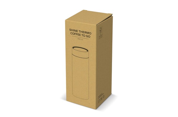 360 Shine termo kaffe til at tage med 400 ml - Grå
