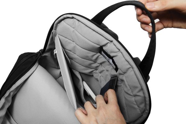 Batoh Soft Tote - Černá / Šedá