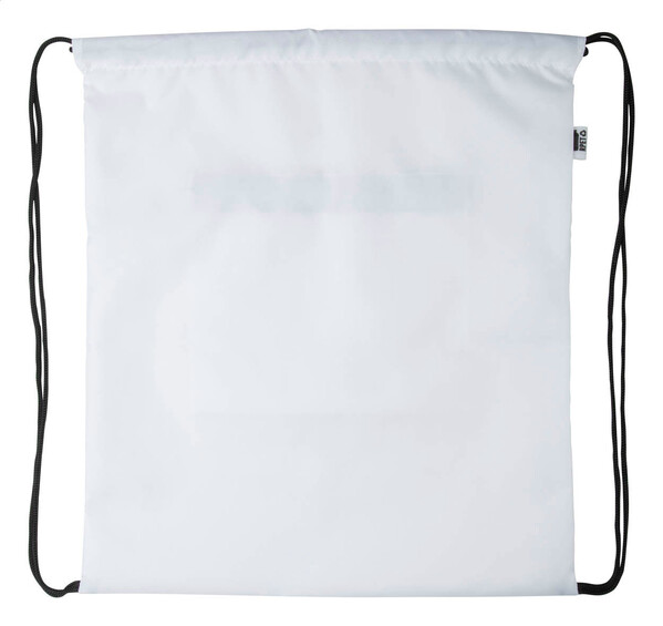 Sac piscine CreaDraw Zip RPET - Noir / Blanc
