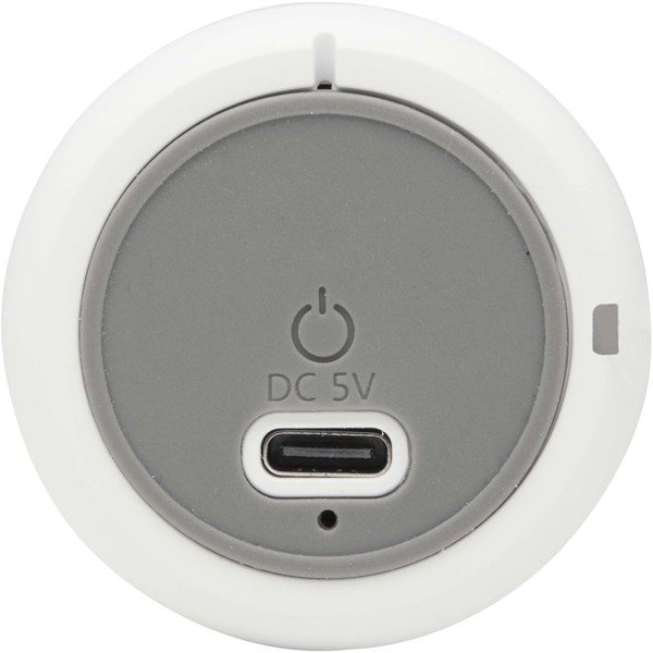 Velkis 3 W Bluetooth® Lautsprecher aus recyceltem Kunststoff - weiss