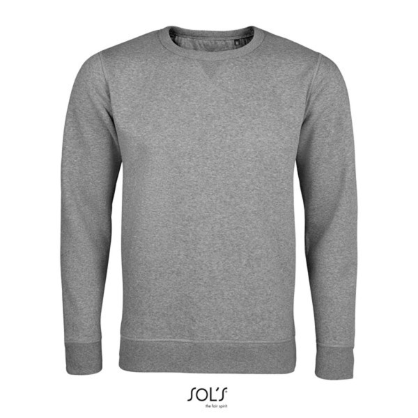 Sol's Sully - Men’S Round-Neck Sweatshirt - Grey Melange / M