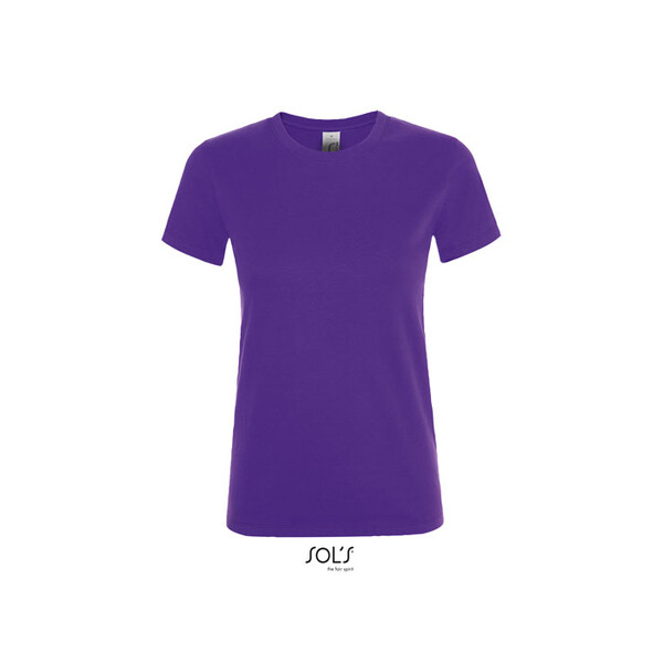REGENT T-SHIRT SENHORA 150g Regent Women - Roxo EscuroM