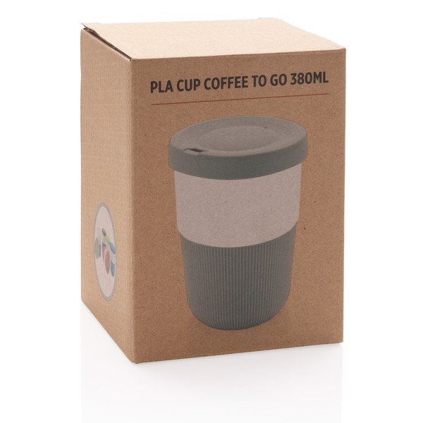 PLA cup coffee to go 380ml - Grey
