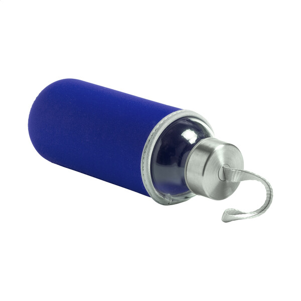 Bouteille en verre Ganga - Bleu