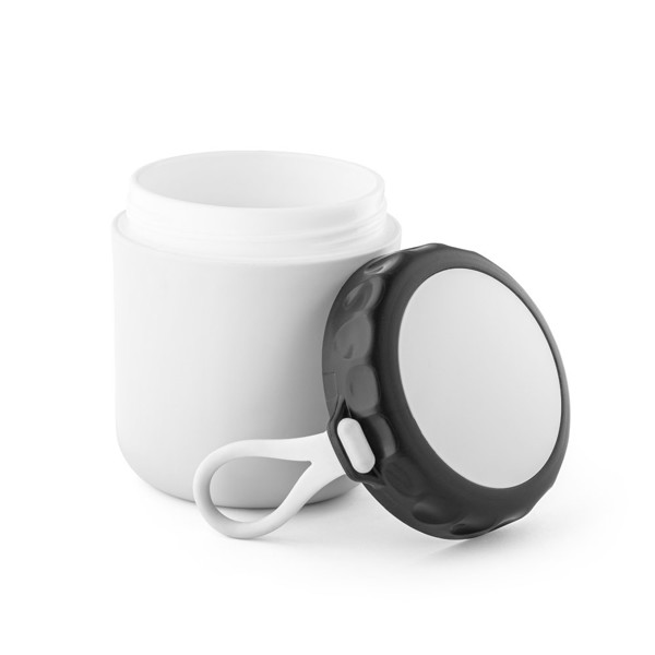 SAMOURA. 380 mL PP dvouplášťová termonádoba - Bílá