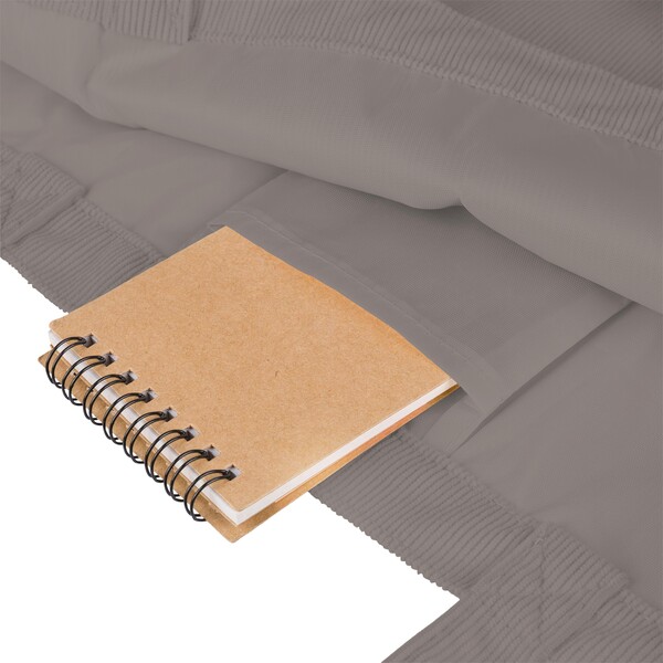 Corduroy tote bag Tino - grey