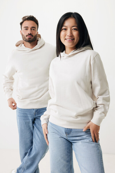 Sweat à capuche avec poches latérales IQONIQ Yengo - Ivory White / XS