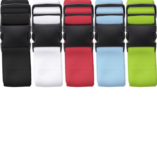 Polyester (300D) luggage belt - Red