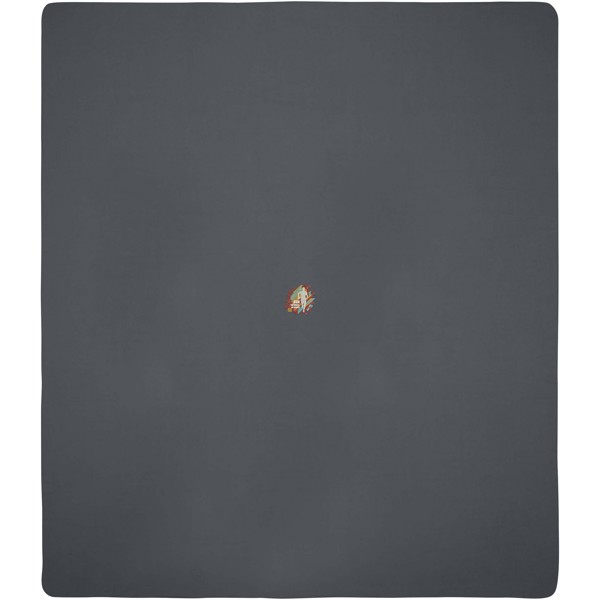 Huggy Fleecedecke mit Hülle 220 × 250 cm - grau