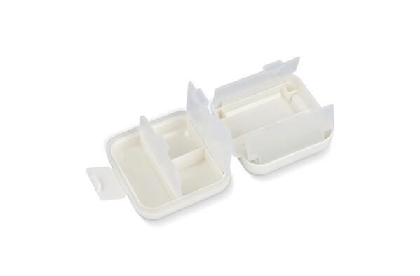 Compact Pill Box - White