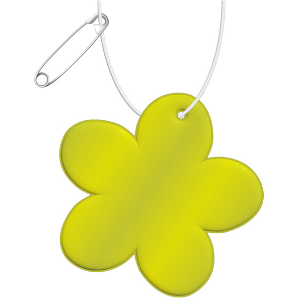 Pendente refletor de TPU com flores RFX™ - Amarelo neón