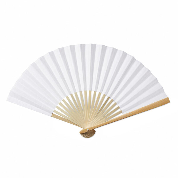 Full colour bamboo hand fan - Full colour