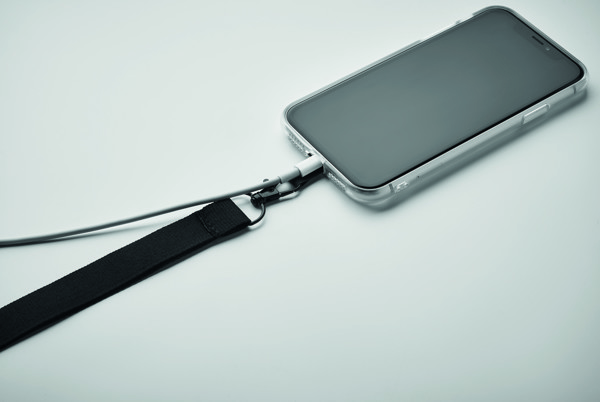 Lanyard porta telefono Ameste - Nero