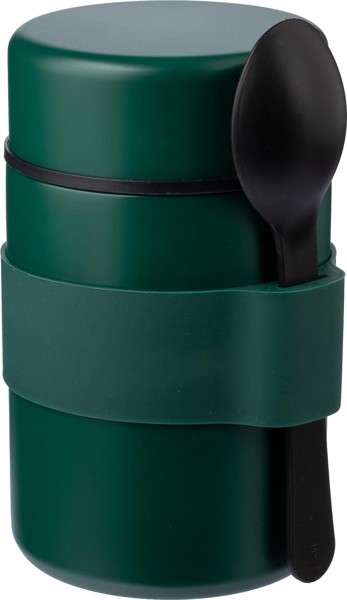 Lancheira de almoço de parede dupla de aço inoxidável Niko - Grey
