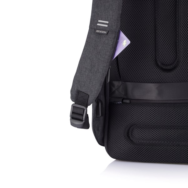 Nahrbtnik Xd Design Bobby Hero XL, USB, 17'' prenosnik - Črna / siva