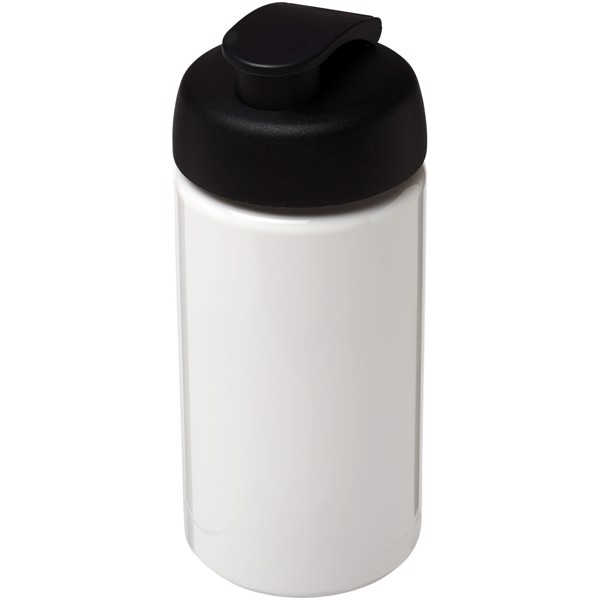 H2O Active® Bop Bidón deportivo con Tapa Flip de 500 ml - Blanco / Negro intenso