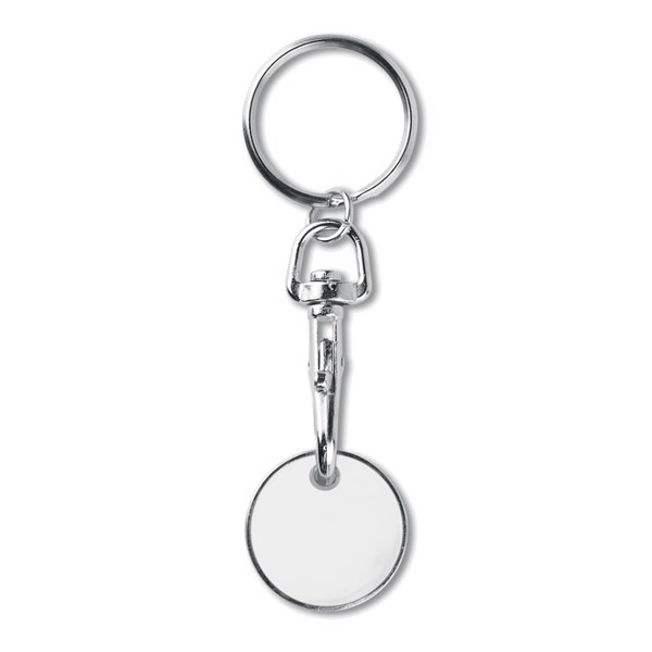 Key ring token (€uro token) Tokenring - White