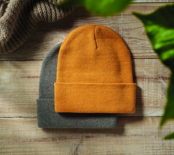 Beanie mit Bündchen Beanix - Gelb