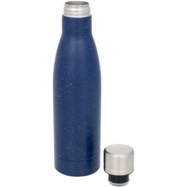 Bouteille isotherme Vasa tachetée sous vide avec couche de cuivre de 500 ml - Bleu