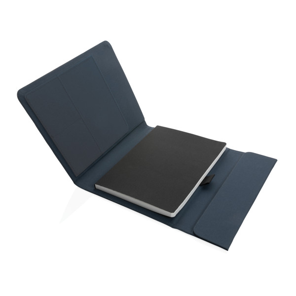 Xd Xclusive A5 notebook, magnetic closure, rPET cover - Navy