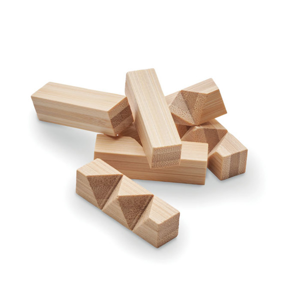 MB - Bamboo brain teaser star shape Cubenats