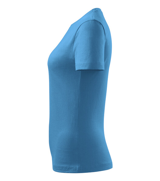 Tričko Dámské Malfini® Basic - Azurově Modrá / M