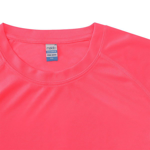 Camiseta Mujer Cocker - Rosa Fluor / XL