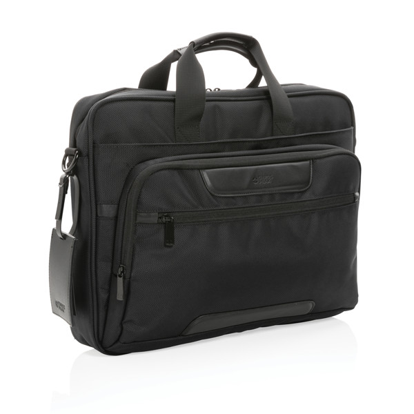 Swiss Peak laptop bag 15.6", recycled 1680D PET