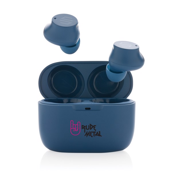 Ušesni čepki Urban Vitamin Napa, 20 ur predvajanja, IPX5 - Modra