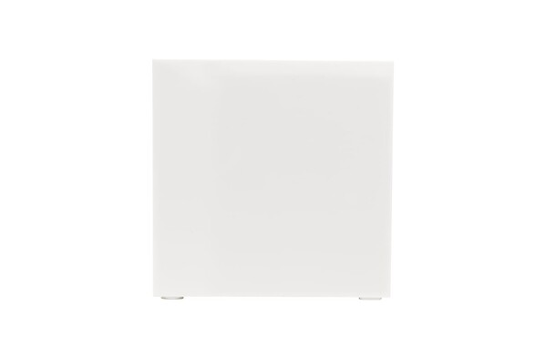 Bloc de papier 10x10x10cm dans une boîte cubique avec compartiments - Blanc