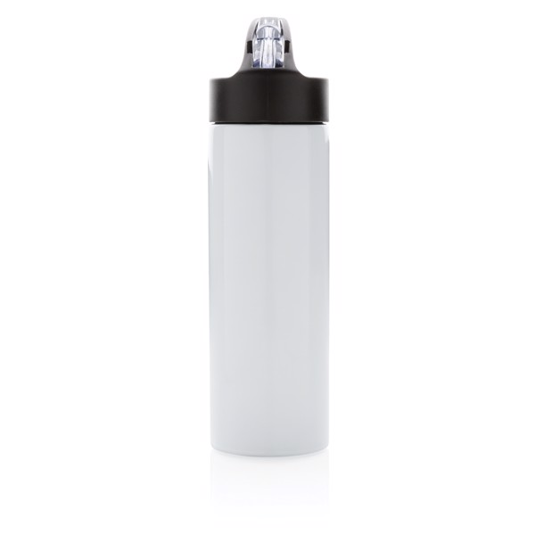 Sport bottle with straw - White