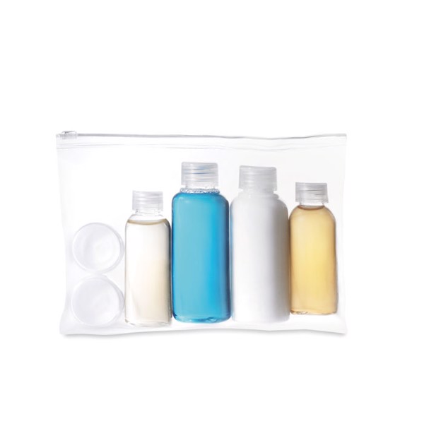 Potovalna torbica Airpro, 6 stekleničk 100 ml, 50 ml, 10 ml