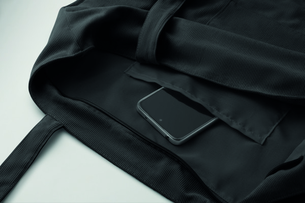 Einkaufstasche Kord-Polyester Cordy G - Schwarz