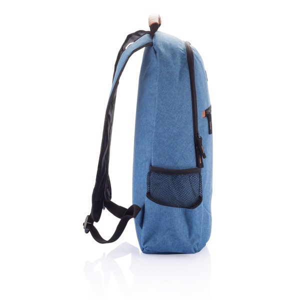 Modischer Duo Tone Rucksack, PVC-frei - Blau