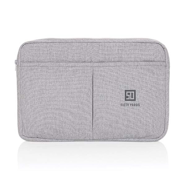 Laluka AWARE™ torbica za laptop 15,6" od recikliranog pamuka - Siva