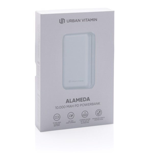 Urban Vitamin Alameda powerbank 10000 mAh, 18W PD - Bela