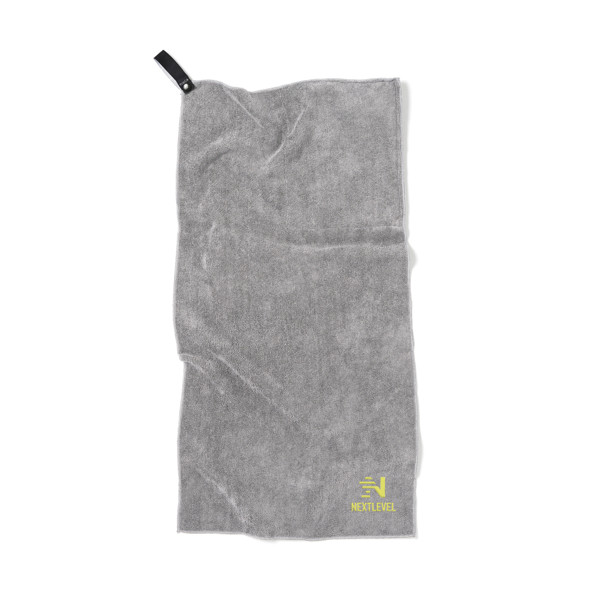 VINGA GRS RPET active dry towel 40 x 80cm - Grey