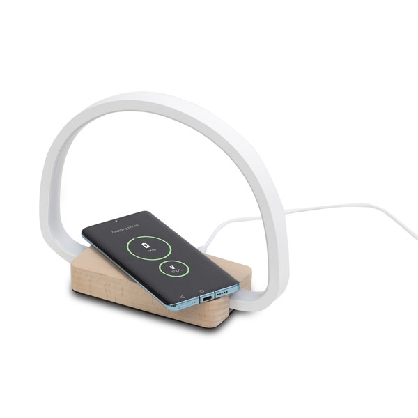 Harbour wireless charger with lamp