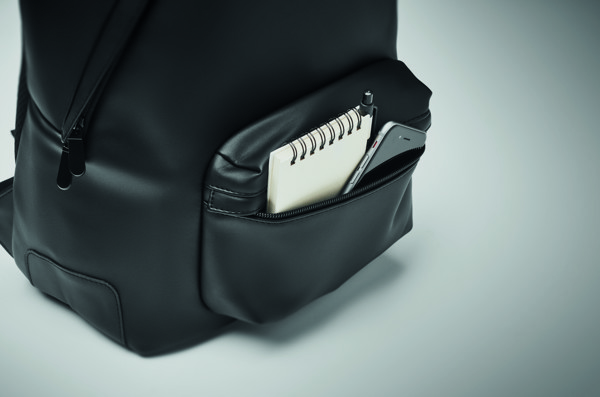 Laptop 15" soft PU backpack Bai Backpack - Black