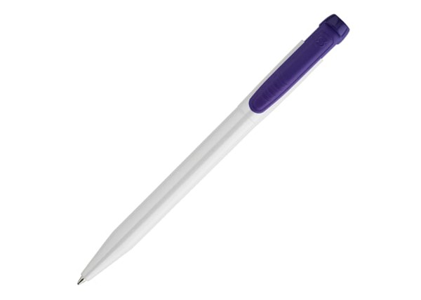 Ball pen Pier hardcolour - White / Purple