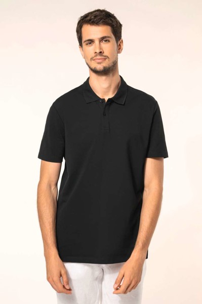 MUŠKA POLO MAJICA KRATKIH RUKAVOVA SUPIMA® - Bijela / 2XL