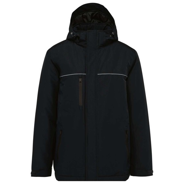 Unisex Hooded Performance Parka - Black / XL