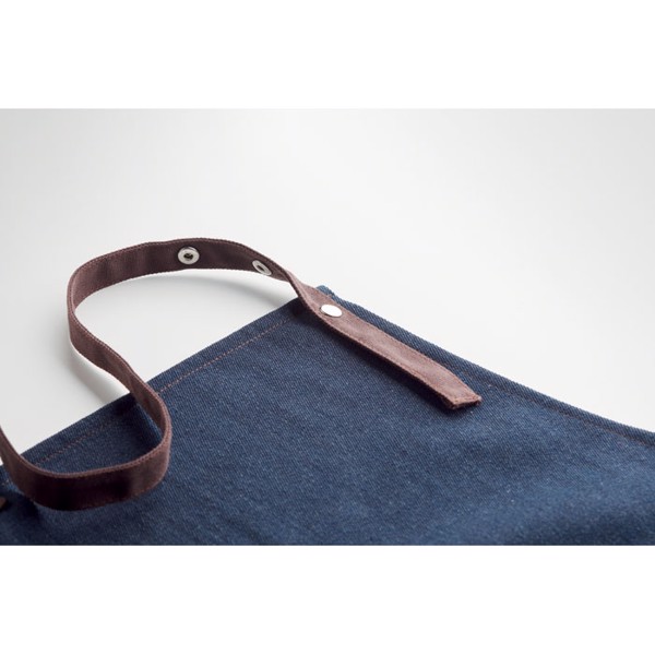 Denipur kitchen apron, 240 g/m² denim