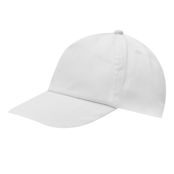 5-Panel Cap For Children Kiddy Wear - White