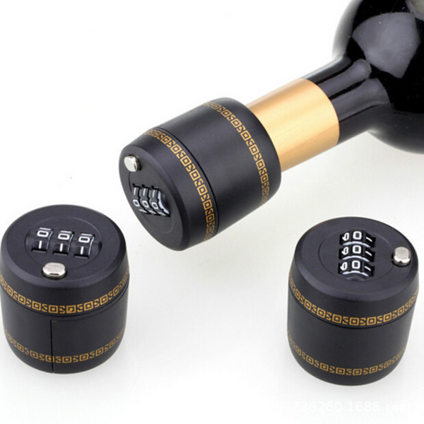 Lock for a bottle of wine