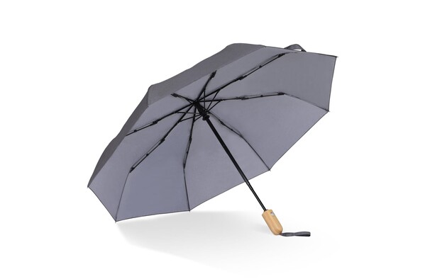 Toppoint dežnik R-PET auto open, premer 94 cm - Siva