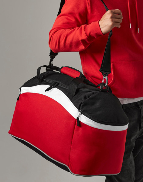 Teamwear Holdall - Black / Classic Red / White / ONE SIZE